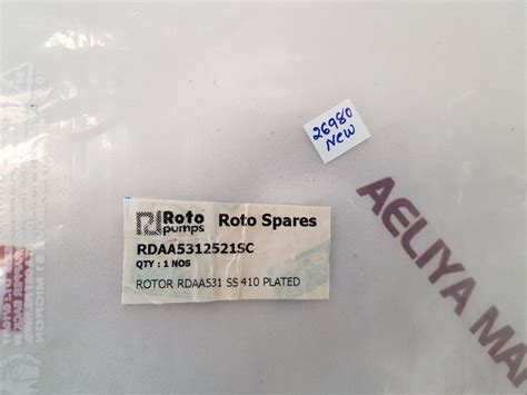 Roto pumps rdaa5312521sc – Aeliya Marine Tech