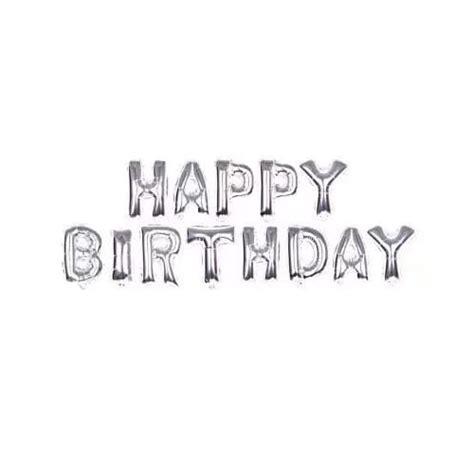 Buy MALEFICIA Happy Birthday Balloons Banner,Cursive Letter Balloon ...