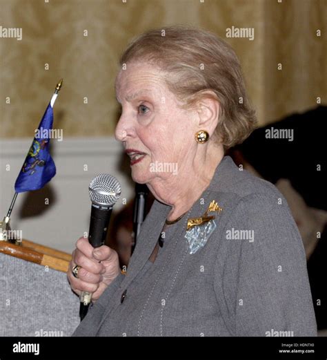 Madeleine Albright, former United States Secretary of State ...