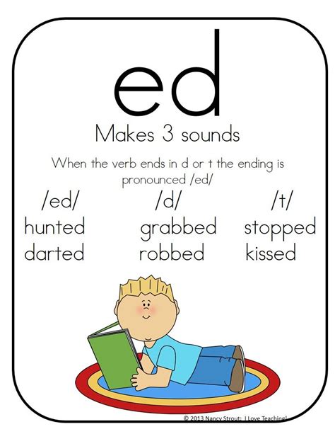 Ed Phonics Words - Tedy Printable Activities