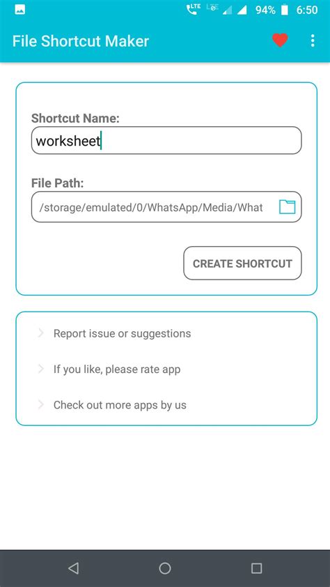 Create File Shortcut 的图像结果