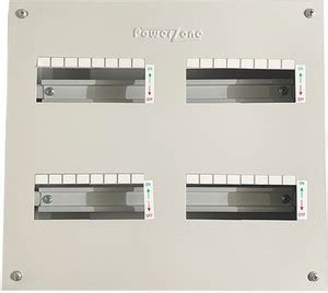 POWERZONE 8 way TPN (Three Phase) Single Door Metal MCB Box - DB ...