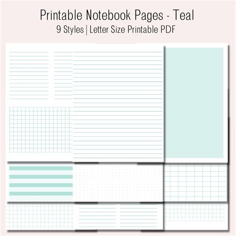 Image result for Notebook Printable Color Paper