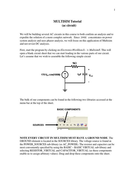 Image result for Multisim Basic Tutorial