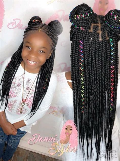 christmas hairstyles braids black girl