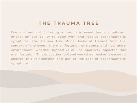 Image result for People On a Tree Trauma Processing