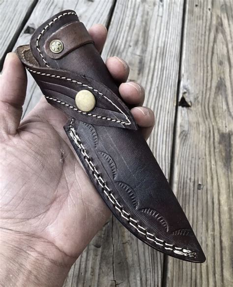 GENUINE LEATHER HAND CRAFT KNIFE SHEATH FIXED BLADE KNIFE SHEATH KNIFE HOLSTER | eBay