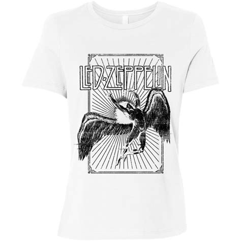 Led Zeppelin 'Icarus Burst' (White) T-Shirt