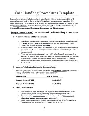 2016-2026 Form Prairie View A&M University Cash Handling Procedures ...