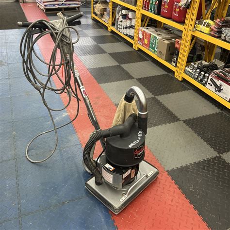American Sanders OBS-18DC Orbital Square Buff Floor Sander Dust Control ...