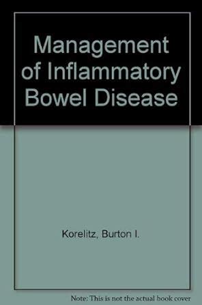 Buy Management of Inflammatory Bowel Disease Book Online at Low Prices ...