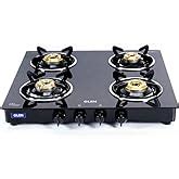 BLOWHOT Jasper Heavy Tornado Brass 4 Burner Auto Ignition Gas Stove ...