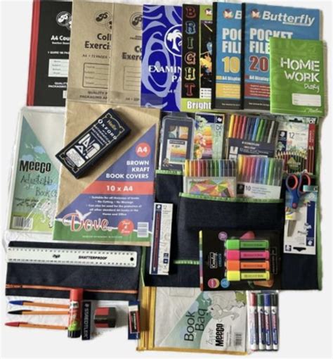 School Stationery Set 的图像结果