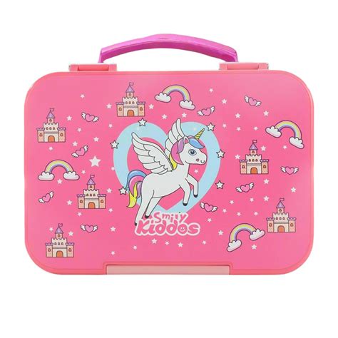 Unicorn Bento Lunch Box for Kids – 6 Compartments | Smily Kiddos
