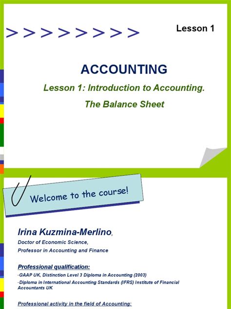 Accounting Basics Lesson 1 的图像结果