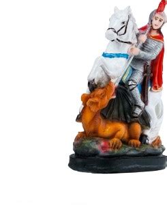 Newven St George Showpiece Idol Christian Statues Home Decor God Gifts ...