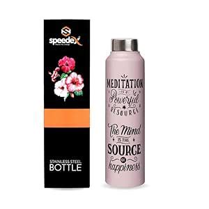 Speedex Water Bottle 1 LTR, Invest in You, Stainless Steel, 1 Litre ...