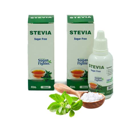 Buy SUGAR FIGHTER STEVIA LIQUID -SUGAR-FREE COMBO - 10ML LIQUID (PACK ...