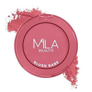 Buy MILA BEAUTÉ Blush Babe Powder Blush | Matte Finish Long-Lasting ...
