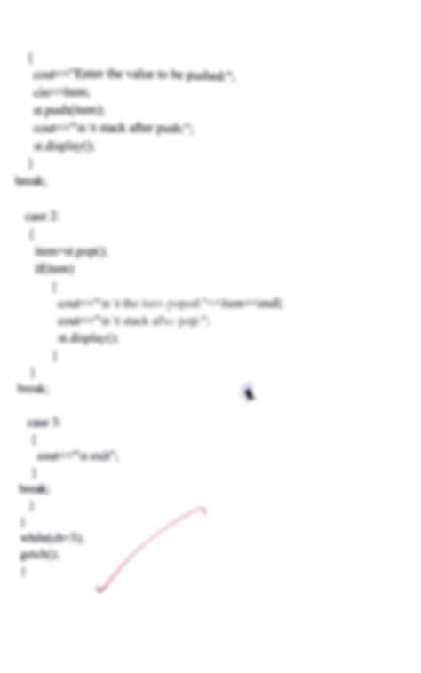 Image result for Stack Push Pop Program in C