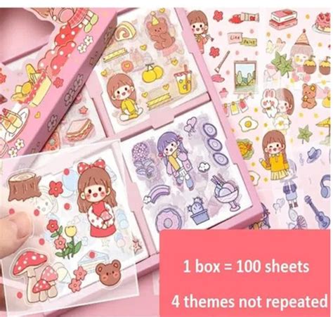 ydmart 15 cm KAWAII CUTE ANIMI STICKERS FOR DIY CRAFT CARTOON STICKERS ...