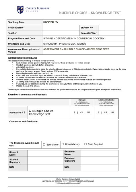 Image result for Class B Knowledge Test