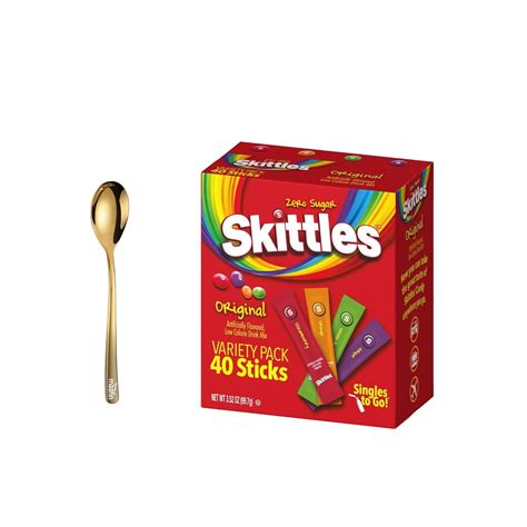 Amazon.com: Skittles Drink Mix Packets Variety Pack, 40 count with ...