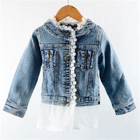 New Trendy Kids Baby Girls Denim Jackets Fashion Cowboy Cardigan Long ...