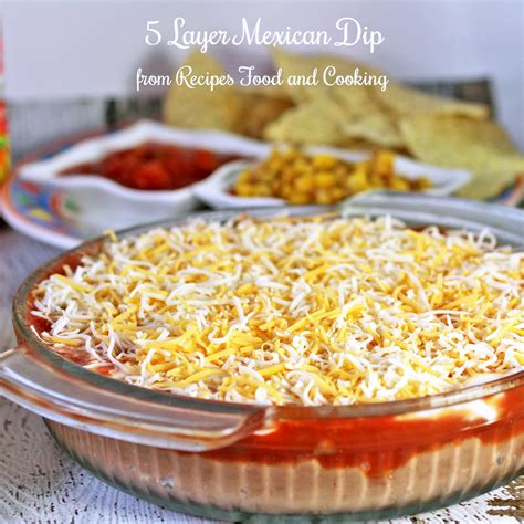 5 Layer Mexican Dip - Recipes Food and Cooking