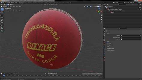 3D model Cricket Ball Kookaburra Menace | 3D Molier International