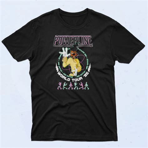 A Goofy Movie Powerline Classic 90s T Shirt - 90sclothes.com