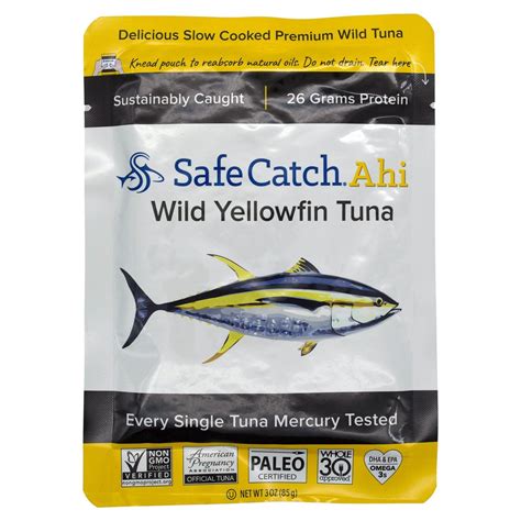 Safe Catch Ahi Wild Yellowfin Tuna — Snackathon Foods