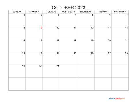 may 2023 monthly calendar - october 2023 calendar free printable ...