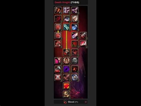Pro: How to Talent Tree WOTLK Blood Death Knight in Wrath of The Lich ...