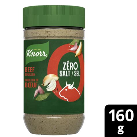 Knorr Zero Salt Bouillon Powder Beef 160 g - Voilà Online Groceries ...