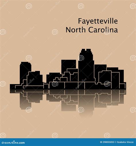 Fayetteville, North Carolina Stock Illustration - Illustration of ...