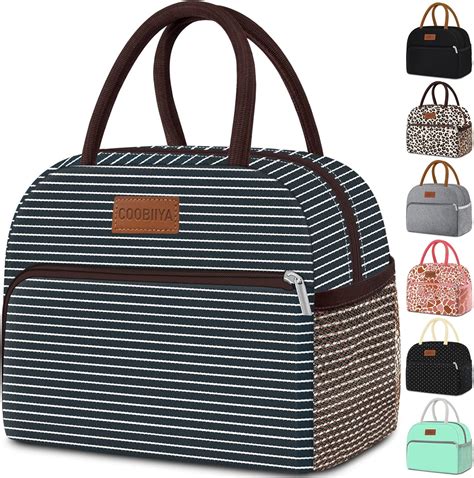 Amazon.com: Coobiiya Lunch Bag Women, Lunch Box for Women Adult Men ...