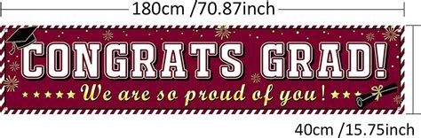 Buy Graduation Banner 2023 Grad Banner Graduation Decorations Fabric ...