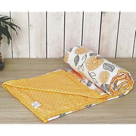 Story@Home Super Soft Cotton Floral Pattern Lightweight Single Blanket ...
