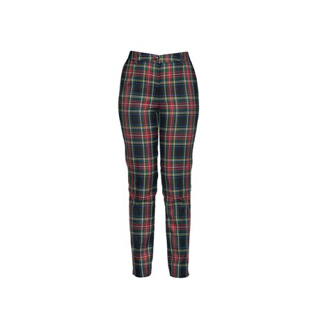 Womens Tartan Trousers