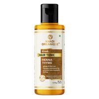 Buy Khadi Organique Henna & Thyme Hair Tonic 210 ml at ₹347 | Cossouq