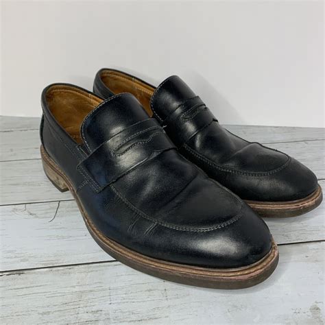 Florsheim Mens Chalet Moc Toe Penny Loafers Shoes Bla… - Gem