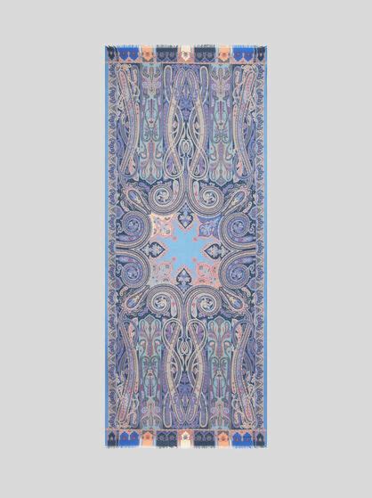 FRINGED PAISLEY SCARF | Scarves and Silk | ETRO