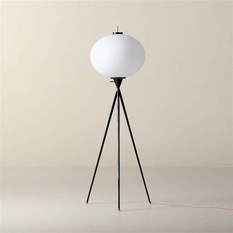 Montaigne Black Tripod Floor Lamp by goop + Reviews | CB2 Canada