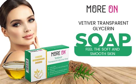 Buy MORE ON Vetiver Ayurvedic Transparent Glycerin Handmade Soap with ...