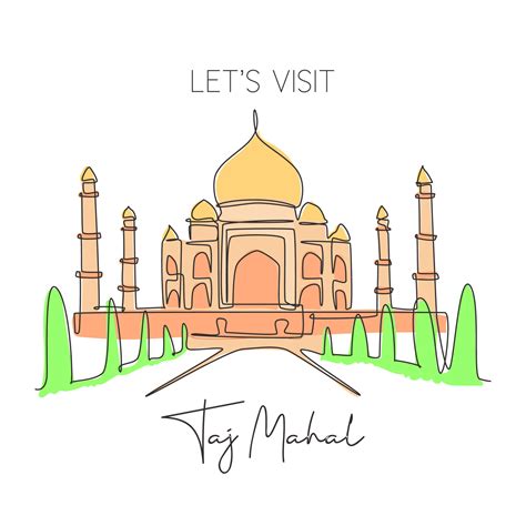 Simple Sketch Of Taj Mahal - sketch of taj mahal