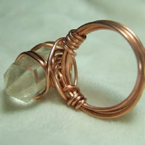 Image result for Herringbone Wire Wrapped Ring Tutorial