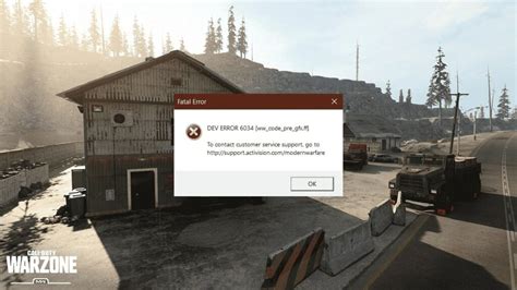 Rezultat imagine pentru Dev Error 6034 Warzone PC