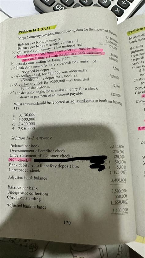 bank recon nsf check : r/AccountingPH