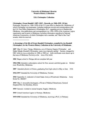 Fillable Online libraries ou University of Oklahoma Libraries ...